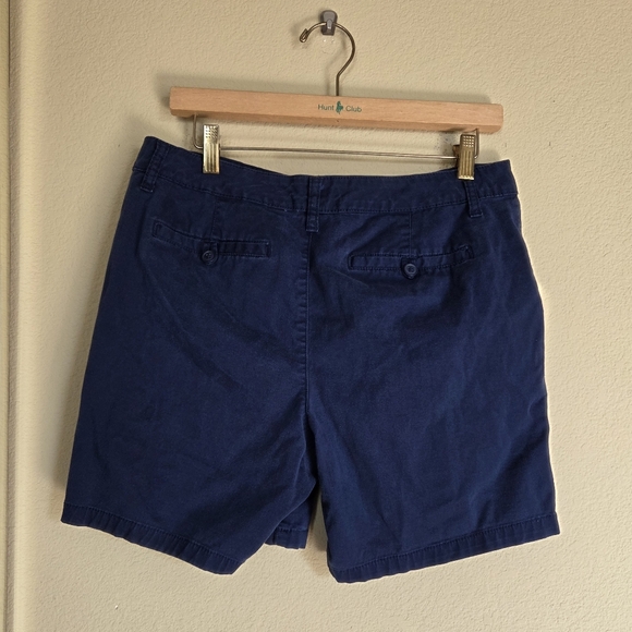 St Johns Bay Navy Cotton Shorts - Picture 6 of 8
